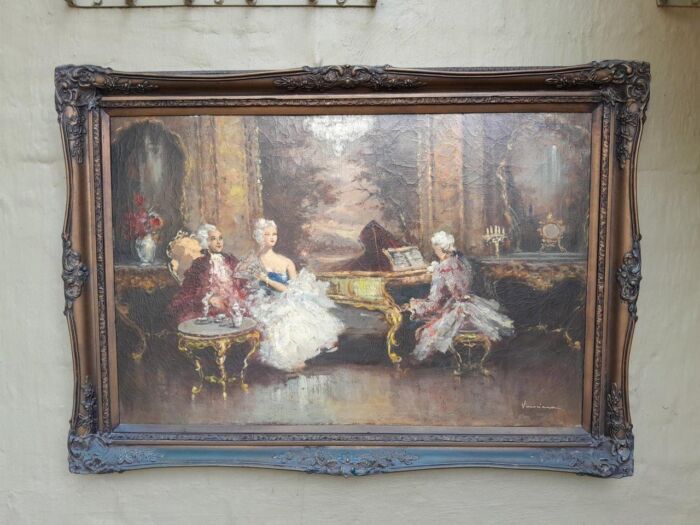 A 20th Century French School Oil Painting Signed - Image 3