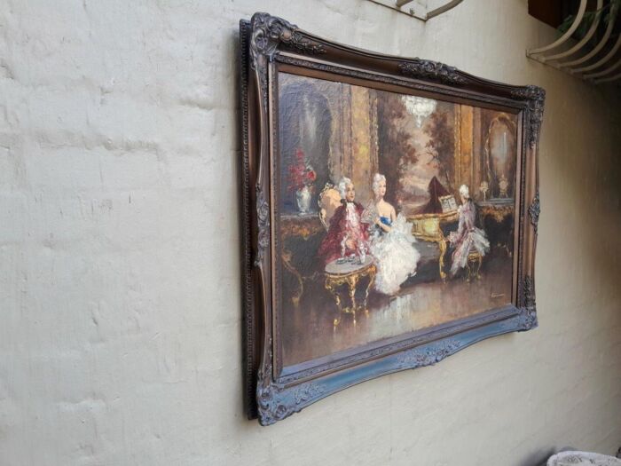A 20th Century French School Oil Painting Signed - Image 4