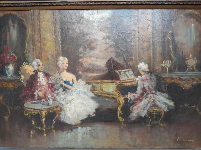 A 20th Century French School Oil Painting Signed - Image 5