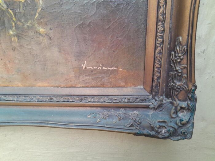 A 20th Century French School Oil Painting Signed - Image 6
