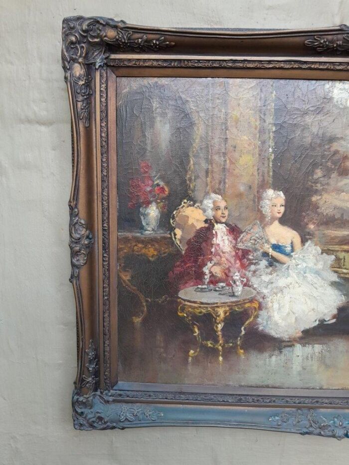 A 20th Century French School Oil Painting Signed - Image 7