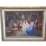 A French Scene Oil on Canvas With Signature