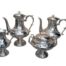 A Crown Collection Sheffield Set of Four Pieces of Silver Plate Tea Service