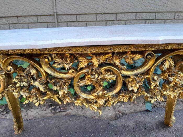 A 20TH Century French Style Console / Entrance Table - Image 7