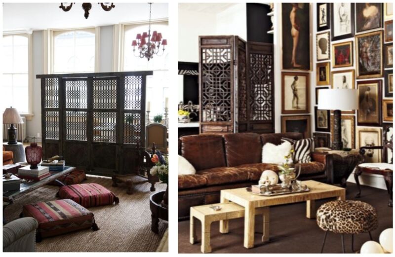 Whether you're looking to section off areas or define new ones, antique screens offer endless possibilities: