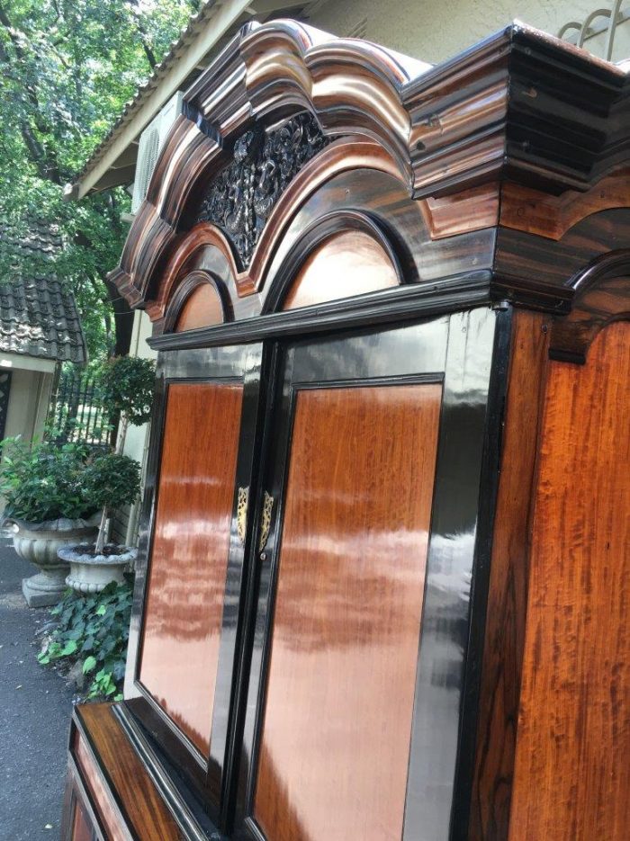 19th Century Colonial Ebonised Coromandel Beefwood Cabinet - Image 8