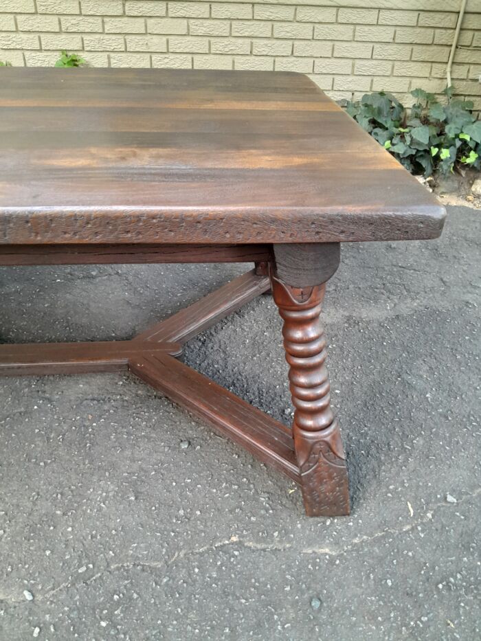 A 20th Century Rare Refectory Solid Jarrah Wood Table of Large Proportions - Image 10