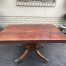 Regency Style Mahogany Breakfast Table on Sabre Legs and Brass Capping's with Castors