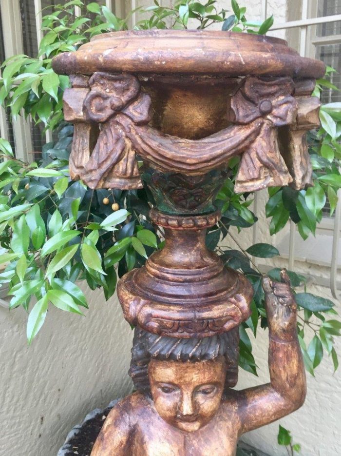 Pair Italian Blackamoor Style Torcheres - Image 4