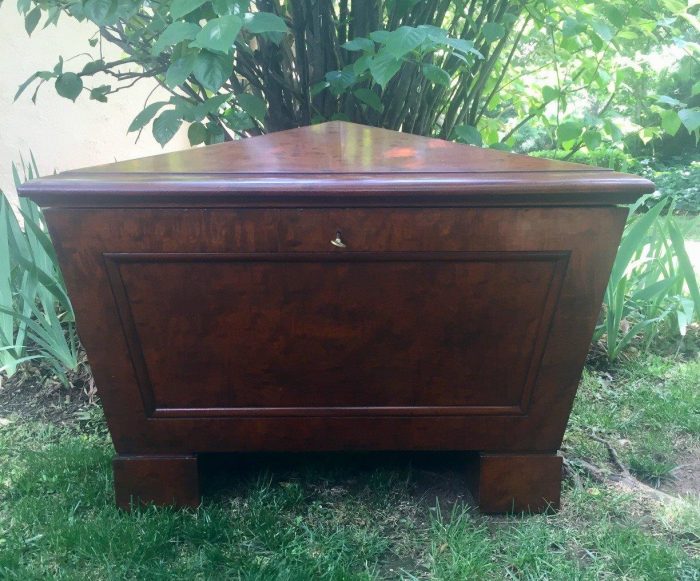 Regency mahogany cellarette / wine cooler with fitted liner - Image 2