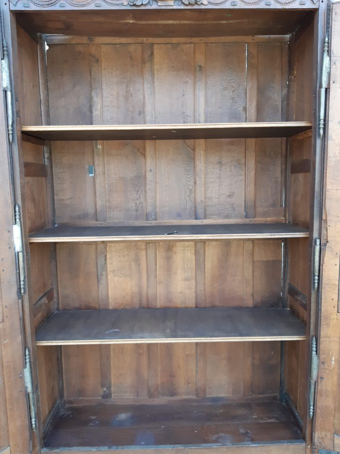 A French Provincial styled Ornately carved Armoire - Image 15