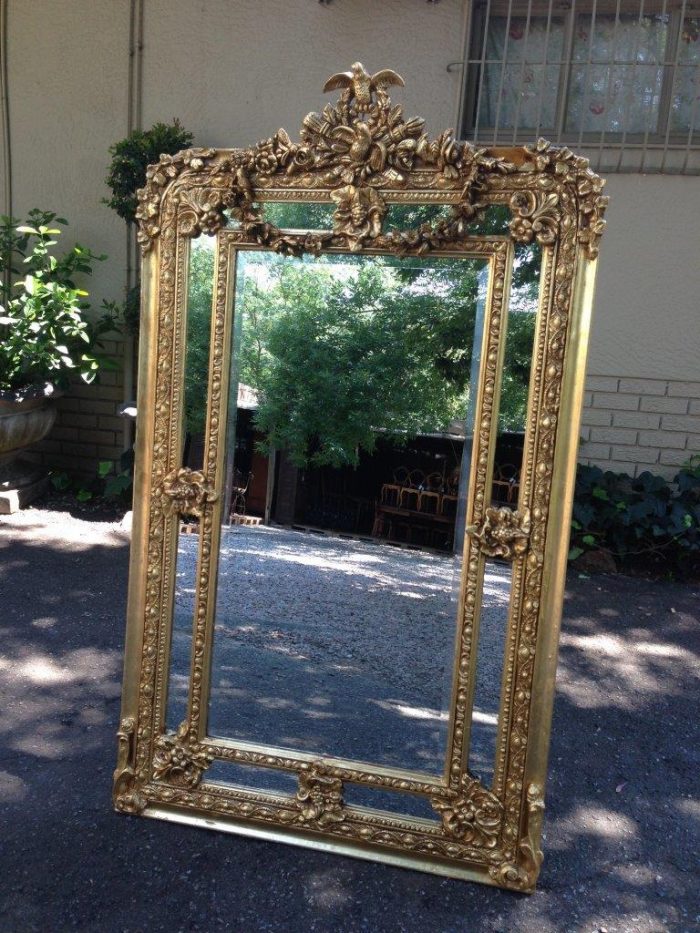 Carved and Gilded Ornate Mirror - Image 2