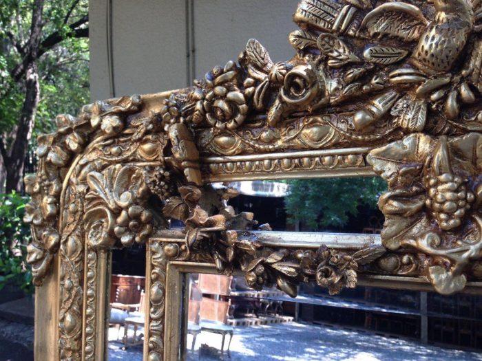 Carved and Gilded Ornate Mirror - Image 5