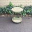 Antique Gold Round Wrought Iron and Bevelled Mirrored Table (Custom made)
