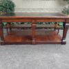 A 19th Century Oak Library Table with Leather Top, Circa 1890. Provenance. JHB Advocate - Image 2