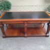 A 19th Century Oak Library Table with Leather Top, Circa 1890. Provenance. JHB Advocate - Image 4
