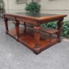 A 19th Century Oak Library Table with Leather Top, Circa 1890. Provenance. JHB Advocate - Image 5