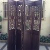 Wooden screen comprising of 4 panels - Image 7