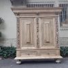 A Dutch Bleached / Natural Oak Kussekas/Cabinet Circa 1900 - Image 3