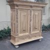 A Dutch Bleached / Natural Oak Kussekas/Cabinet Circa 1900 - Image 4