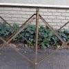 A Designer Custom-Made for The Crown Collection Wrought Iron Console / Drinks / Entrance Table With Cream Marble Top - Image 7