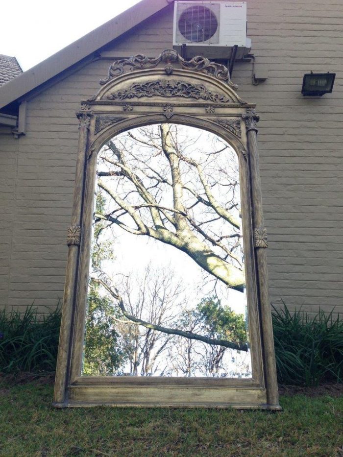 An Ornate Carved & Bevelled Mirror - Image 2
