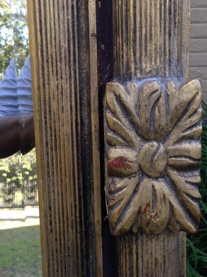 An Ornate Carved & Bevelled Mirror - Image 8