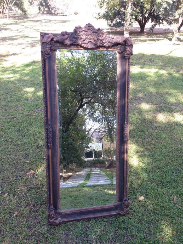 An Ornate Carved Bevelled Mirror - Image 2