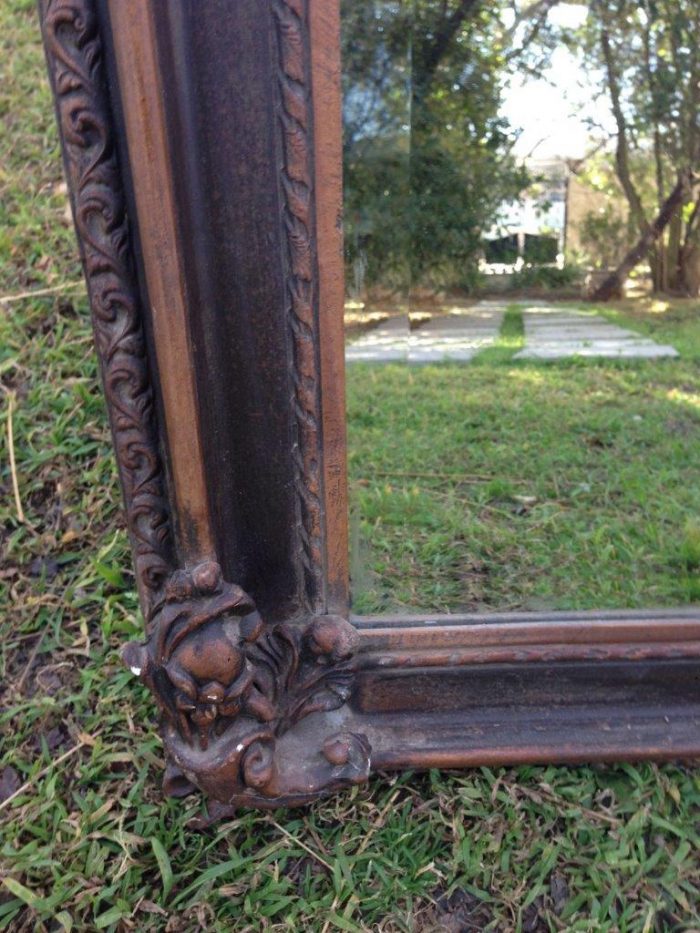 An Ornate Carved Bevelled Mirror - Image 5
