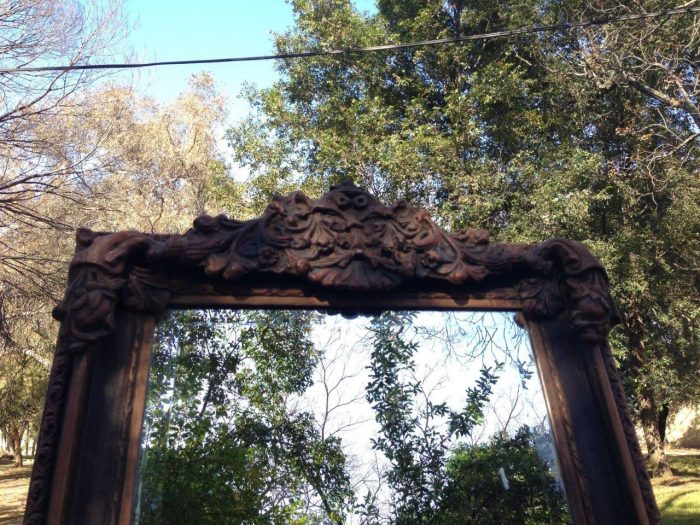 An Ornate Carved Bevelled Mirror - Image 7