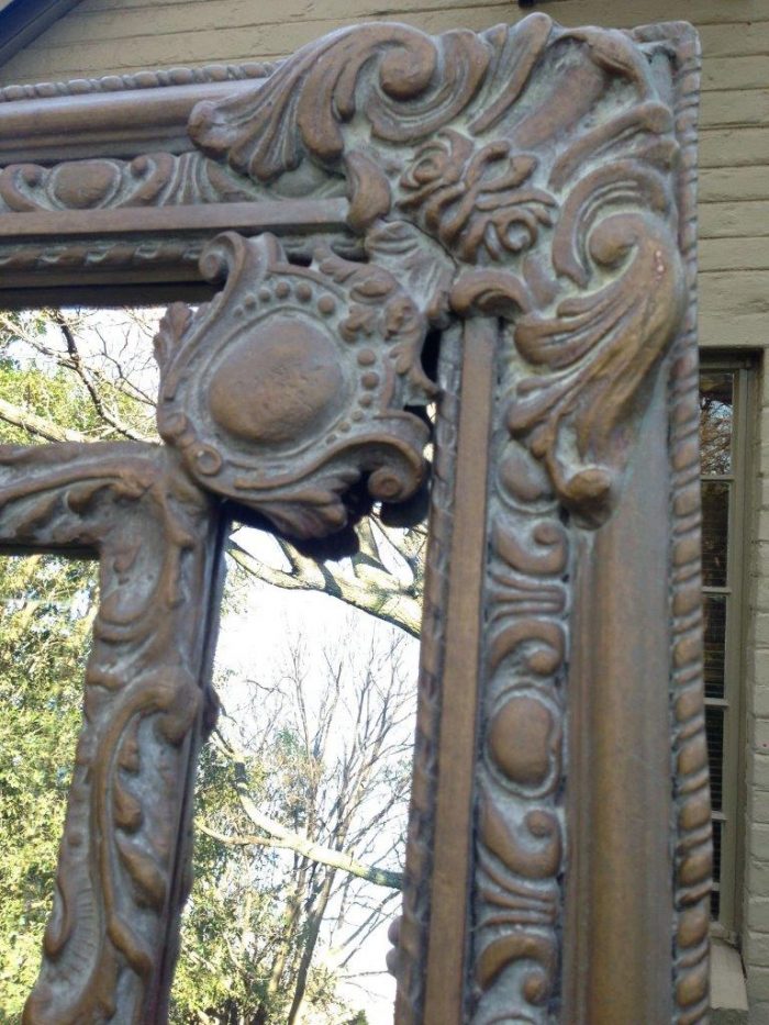 An Ornate Carved & Painted Mirror - Image 6
