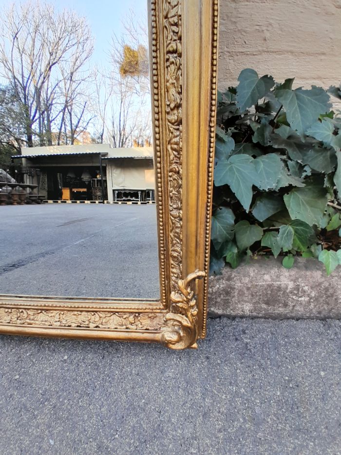 An Ornate Carved & Hand Gilded in Gold Leaf Mirror - Image 8