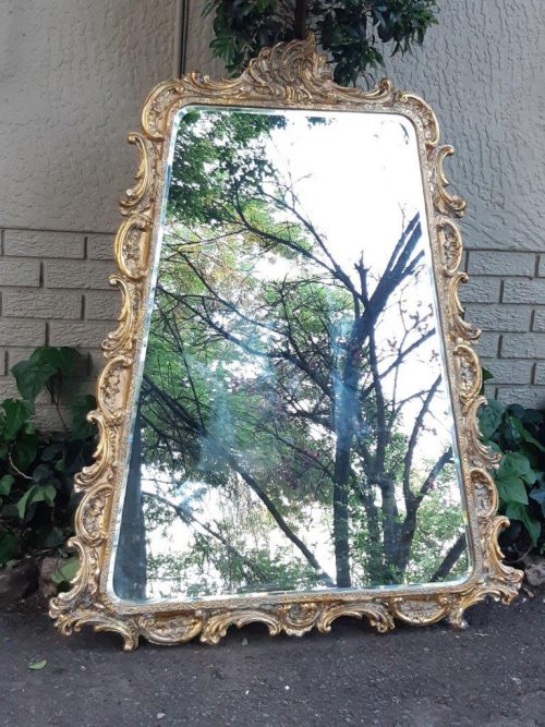 Hand Gilded Bevelled Mirror