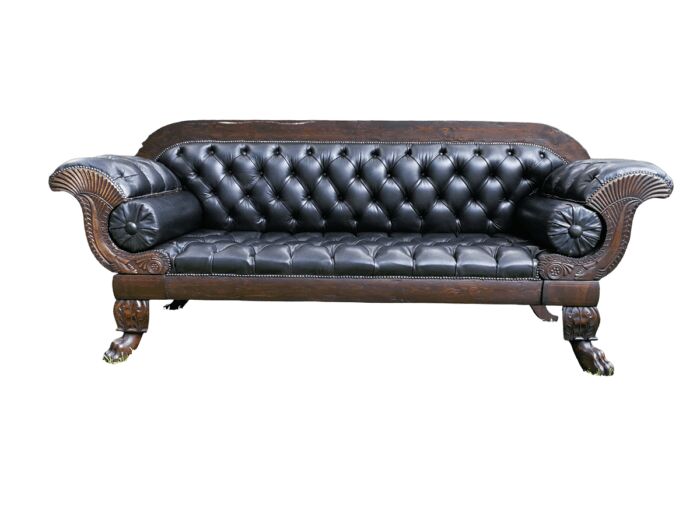 Late 19th Century Mahogany Settee