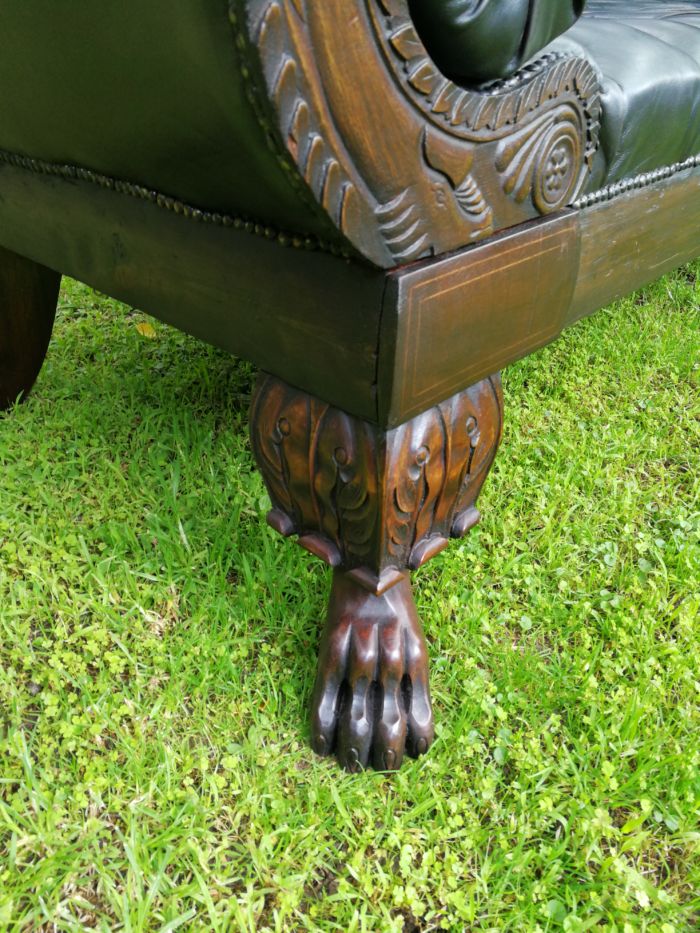Late 19th Century Mahogany Settee - Image 10