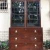 A Late 18th Century/Early 19th Century Mahogany Secrataire Bookcase with Fitted Interior and Hand Tooled Writing surface - Image 2