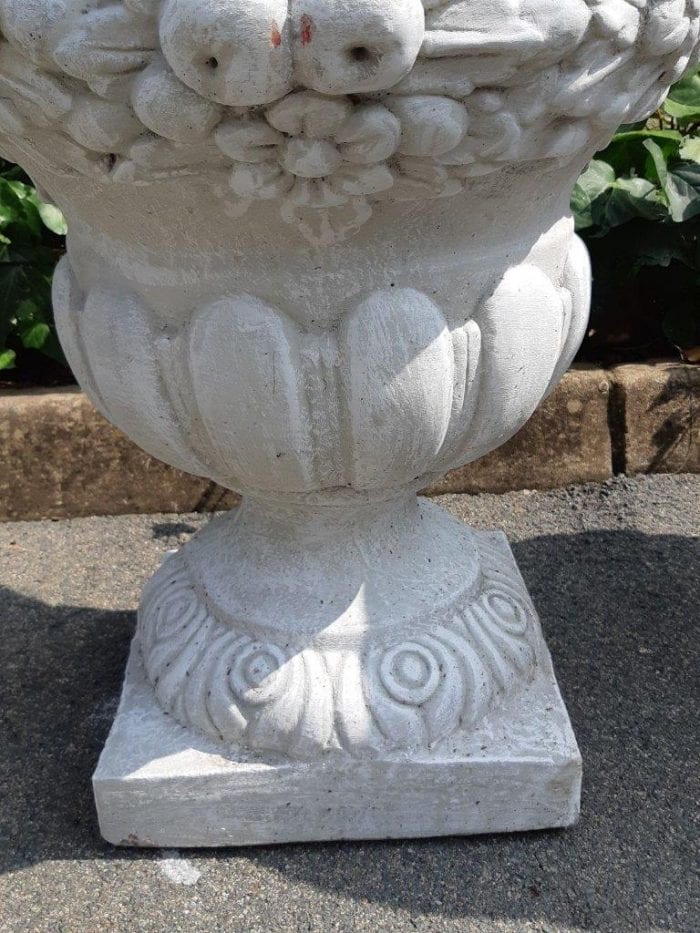 A Large Pair of Concrete Urns - Image 8