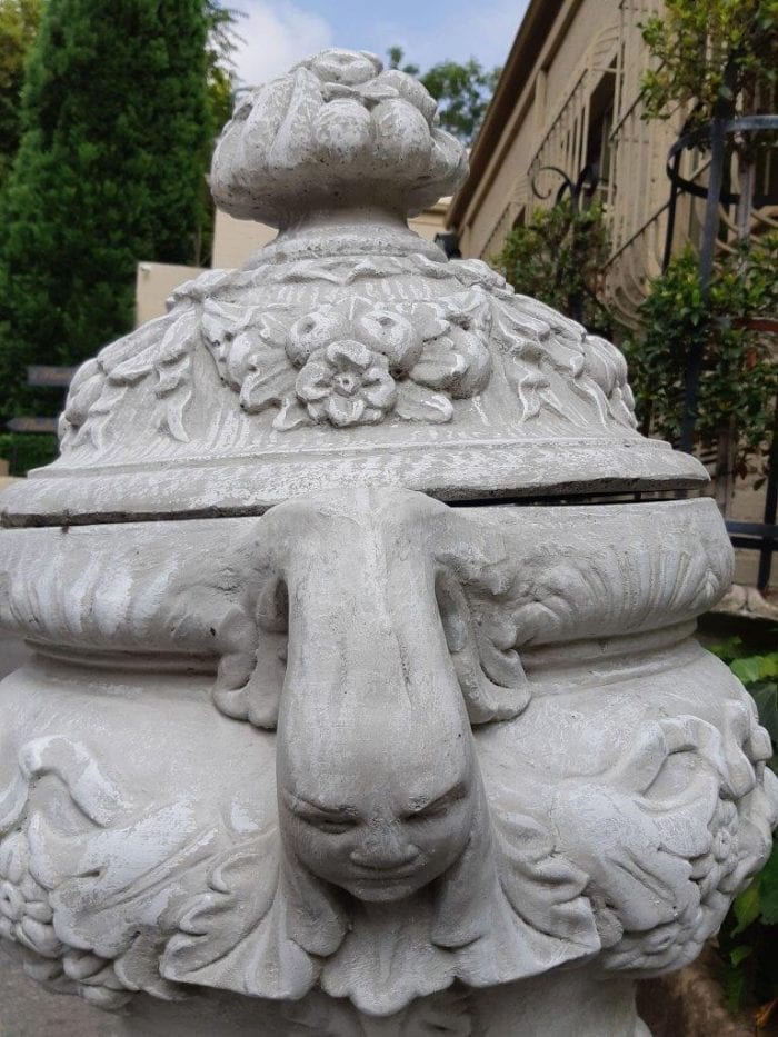 A Large Pair of Concrete Urns - Image 10
