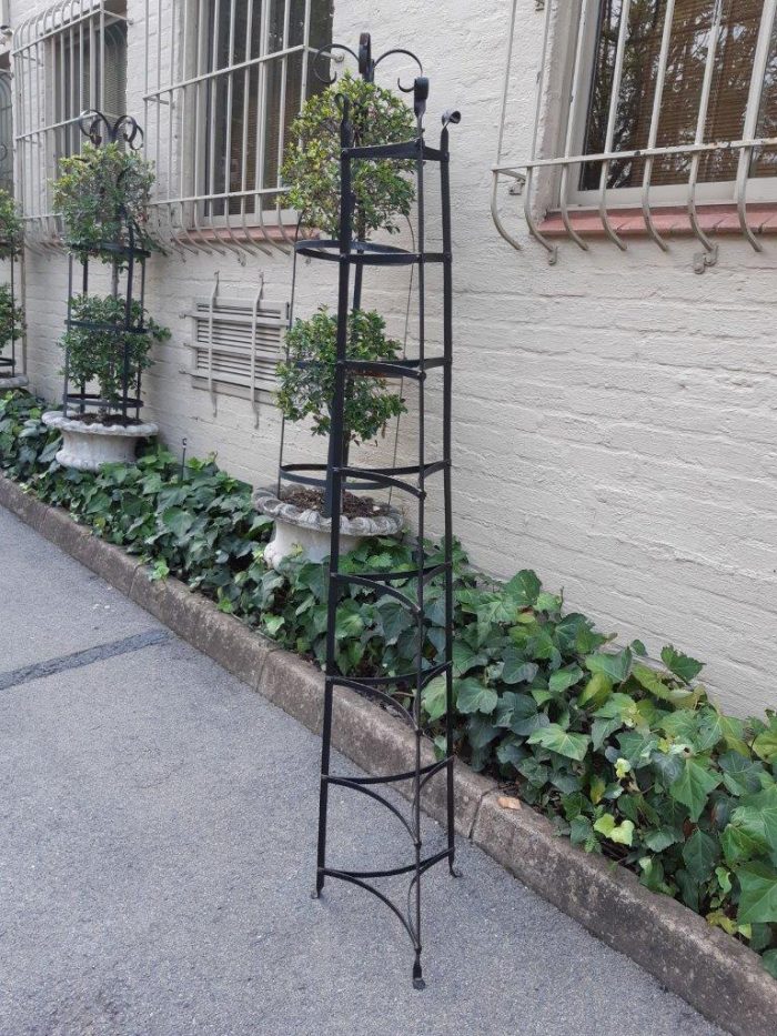 Antique Metal Pot Rack - Image 4