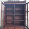 A Georgian Mahogany Bookcase on Chest with Slide-in Shelves & Original Brass Hardware on Bracket feet - Image 7
