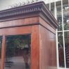A Georgian Mahogany Bookcase on Chest with Slide-in Shelves & Original Brass Hardware on Bracket feet - Image 11