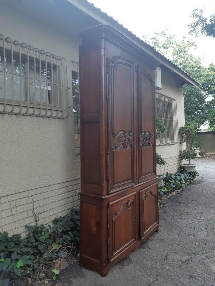 18th Century Extremely Tall Carved French Oak Armoire (Almost 3 meters High) - Image 4