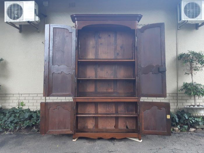 18th Century Extremely Tall Carved French Oak Armoire (Almost 3 meters High) - Image 5