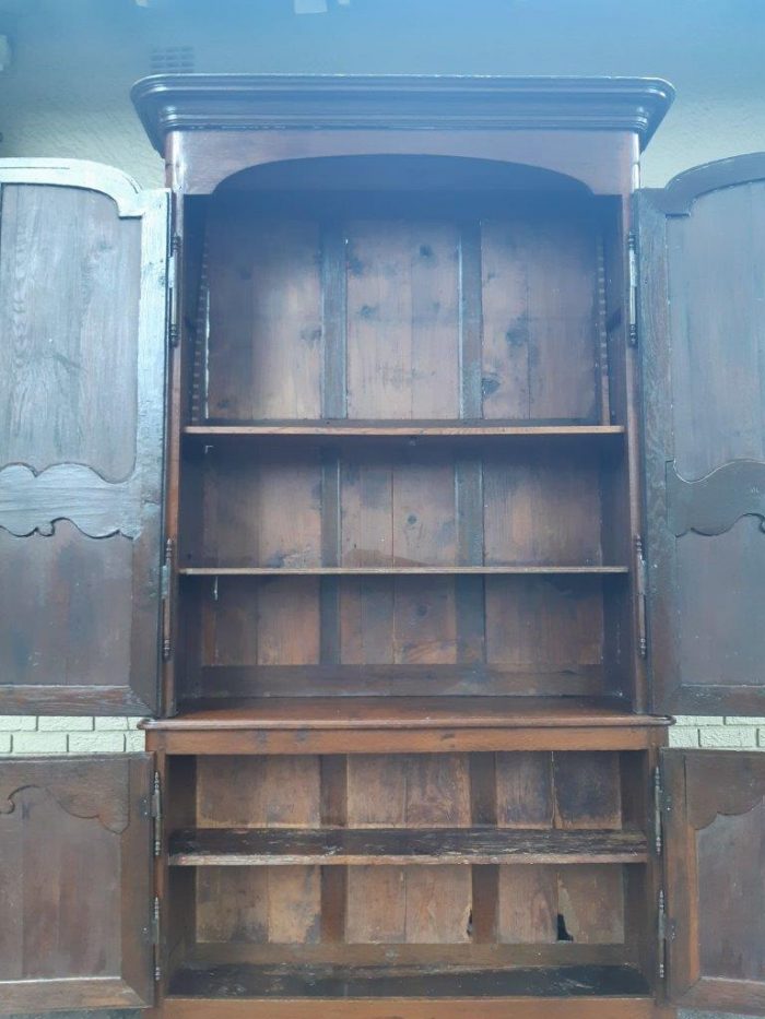 18th Century Extremely Tall Carved French Oak Armoire (Almost 3 meters High) - Image 6