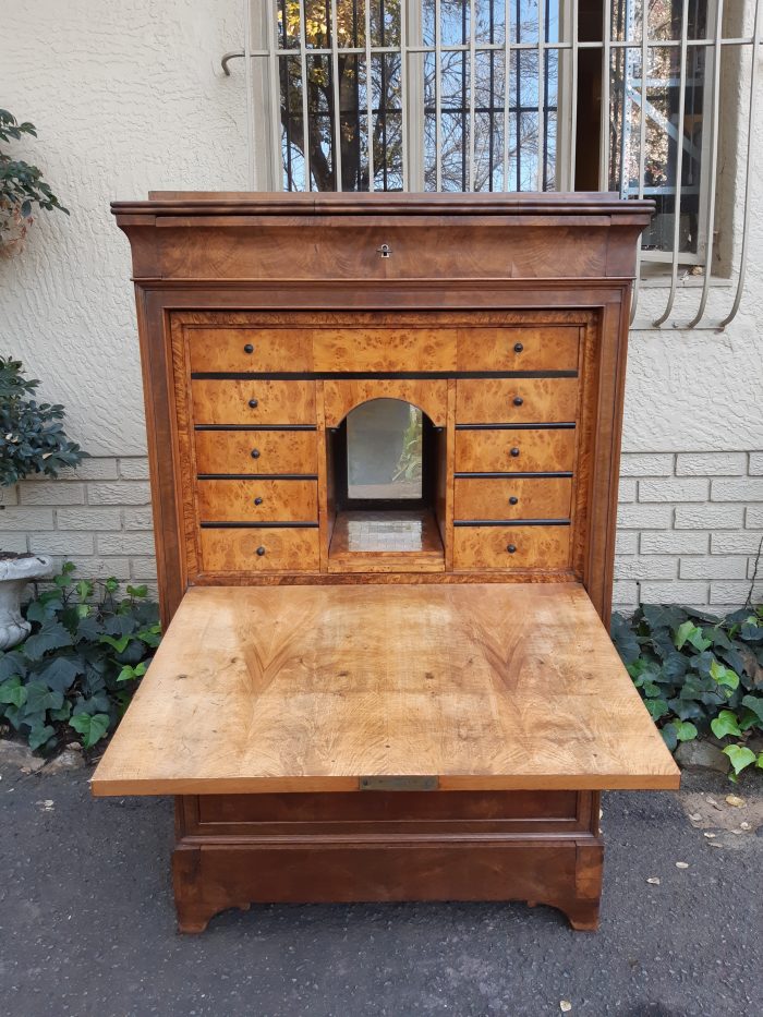 A 19th Century French-Style Walnut Escritoire - Image 6
