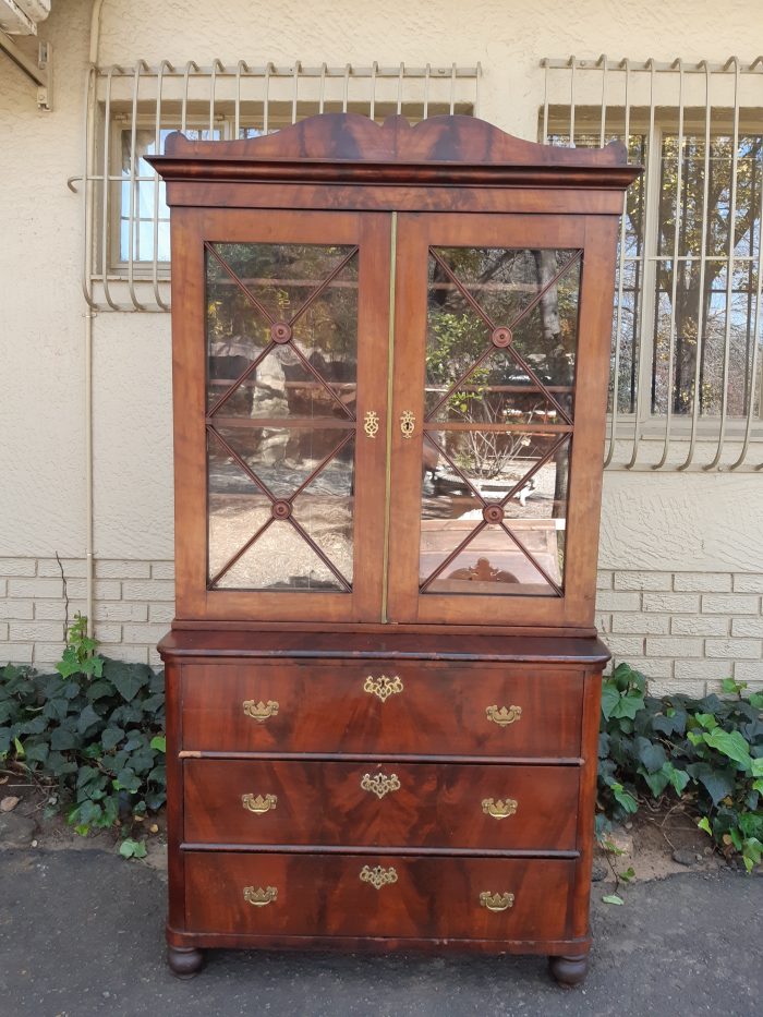 George III Mahogany Secretaire - Image 2