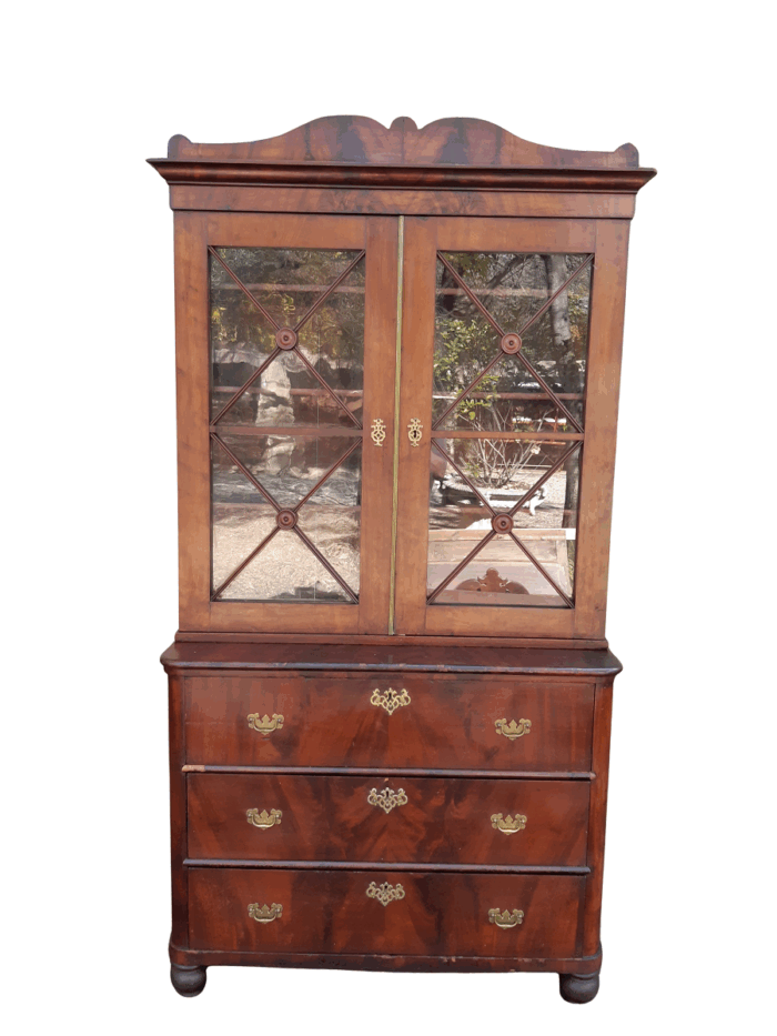 George III Mahogany Secretaire