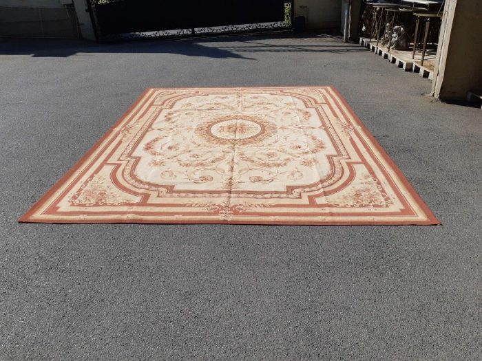 A Hand Knotted Aubusson Carpet - Image 4