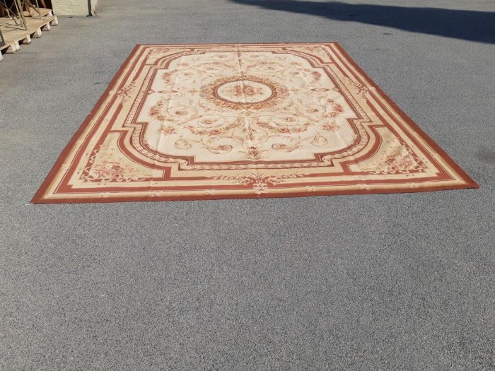 A Hand Knotted Aubusson Carpet - Image 5