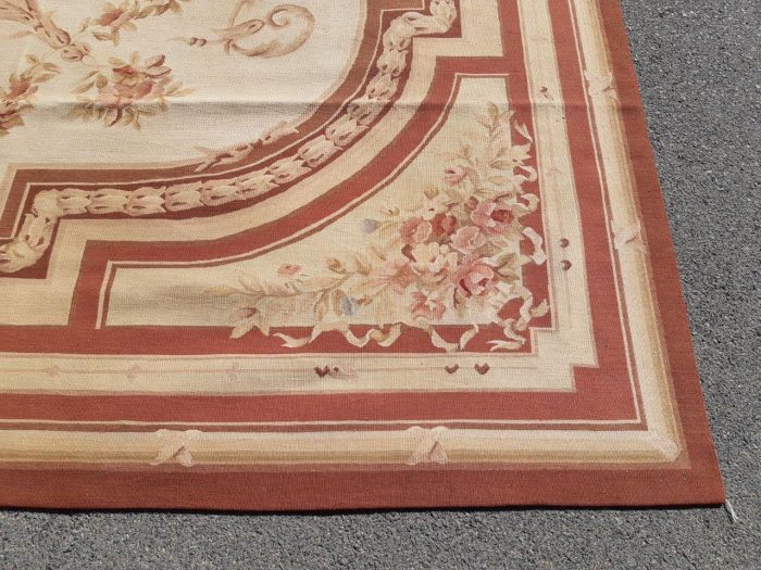 A Hand Knotted Aubusson Carpet - Image 8